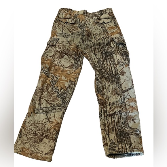 Cabelas Wool Realtree Camo Unlined Winter Hunting Pants Men’s 34x34 - Picture 3 of 8